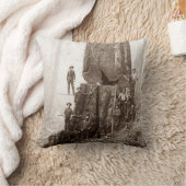 アメリカのロガーLumberjacksサーカ1880 クッション (ブランケット)