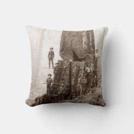 アメリカのロガーLumberjacksサーカ1880 クッション