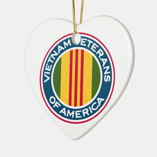 アメリカのロゴのベトナムの退役軍人 セラミックオーナメント (左)