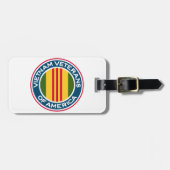 アメリカのロゴのベトナムの退役軍人 ラゲッジタグ (正面横)