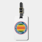 アメリカのロゴのベトナムの退役軍人 ラゲッジタグ (正面縦)