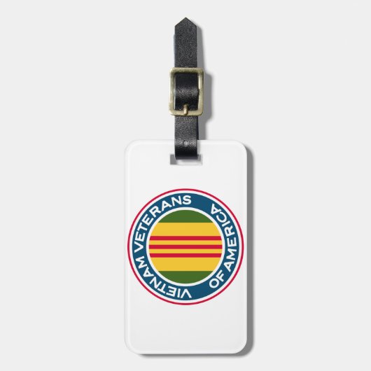 アメリカのロゴのベトナムの退役軍人 ラゲッジタグ (正面縦)