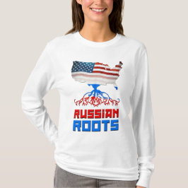 アメリカのロシア語は女性のTシャツを定着させます Tシャツ