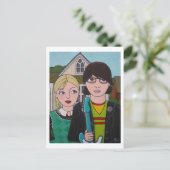 アメリカのロッカー ポストカード (スタンド正面)