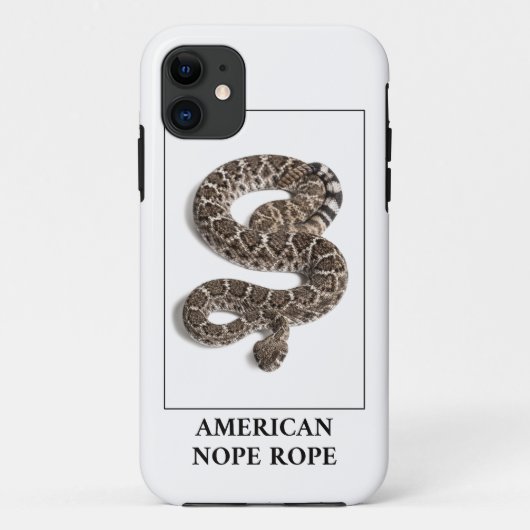 アメリカのロープ – ラトルズナケのヘビの危険 Case-Mate iPhoneケース (裏面)