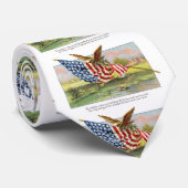 アメリカのワシおよび旗 ネクタイ (ロール)