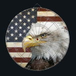 アメリカのワシが付いているヴィンテージ米国米国の旗 ダーツボード<br><div class="desc">完全な独立記念日アメリカのワシのデザインのヴィンテージ米国の旗。
助けまたは一致項目を必要としたら私に連絡して下さい。</div>