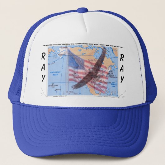 アメリカのワシの帽子 キャップ (正面)