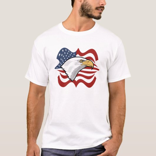 アメリカのワシのTシャツ Tシャツ (正面)