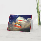 アメリカのワシは復員軍人の日カード感謝していしています サンキューカード (正面)