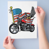 アメリカのワシ チラシ (手)