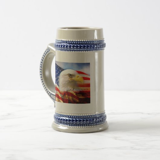 アメリカのワシ ビールジョッキ (正面左)