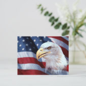 アメリカのワシ ポストカード (スタンド正面)