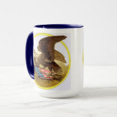 アメリカのワシ マグカップ (正面左)