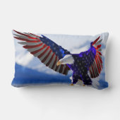 アメリカのワシ ランバークッション (裏面)