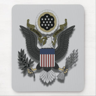 アメリカのワシE Pluribus Unum マウスパッド