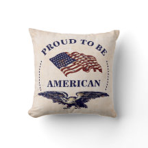 アメリカのヴィンテージのワシおよび旗があること誇りを持った