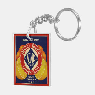 アメリカのヴィンテージフルーツ木箱用のラベル　1930s  a003 キーホルダー