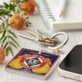 アメリカのヴィンテージフルーツ木箱用のラベル　1930s  a003 キーホルダー (正面右)