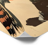 アメリカのヴィンテージポートレート ポスター (角)