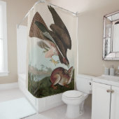 アメリカの一般的なバザードバーズオードボンプリント シャワーカーテン (インサイチュ)