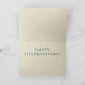 アメリカの七面鳥 - ハッピースペシャルな感謝祭の日 カード (内部)