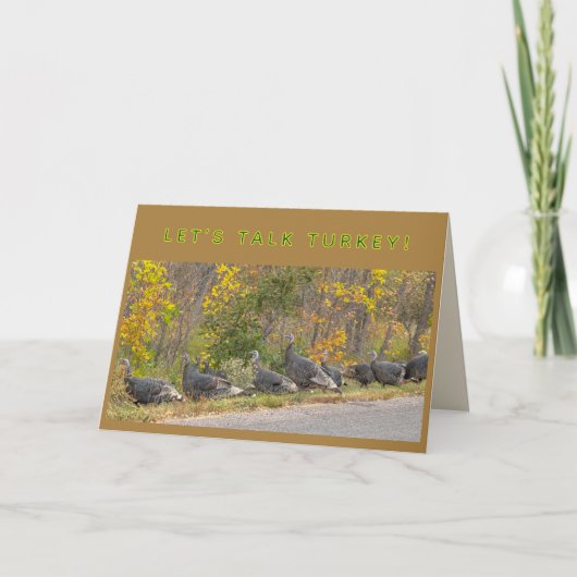 アメリカの七面鳥 - ハッピースペシャルな感謝祭の日 カード (正面)