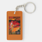 アメリカの三日月形のヴィンテージPosterEurope キーホルダー (裏面)