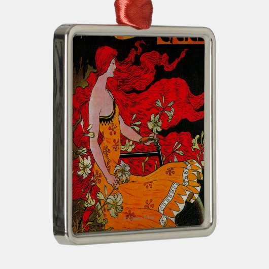 アメリカの三日月形のヴィンテージPosterEurope メタルオーナメント (右)