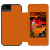 アメリカの三日月形のヴィンテージPosterEurope Incipio iPhoneウォレットケース (フォリオオープン)