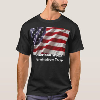 アメリカの世界の統治旅行 Tシャツ
