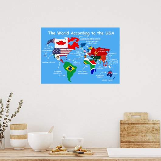 アメリカの世界 ポスター (キッチン)