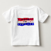アメリカの乳児のTシャツで作られる ベビーTシャツ (裏面)