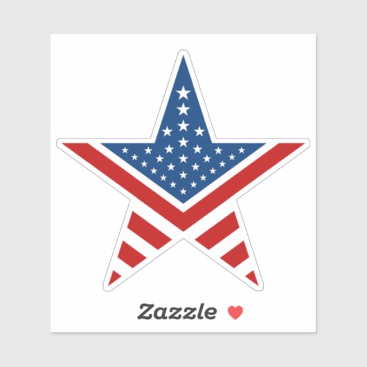アメリカの五星旗 シール (シート)
