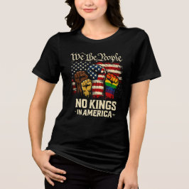 アメリカの人々 王なし トライブレンドTシャツ