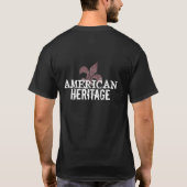 アメリカの伝統の灰色の頂上のTシャツ Tシャツ (裏面)