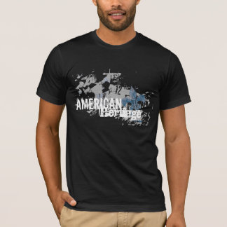 アメリカの伝統の黒の時間Tシャツ Tシャツ