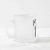 アメリカの伝説に乗る フロストグラスマグカップ (左)