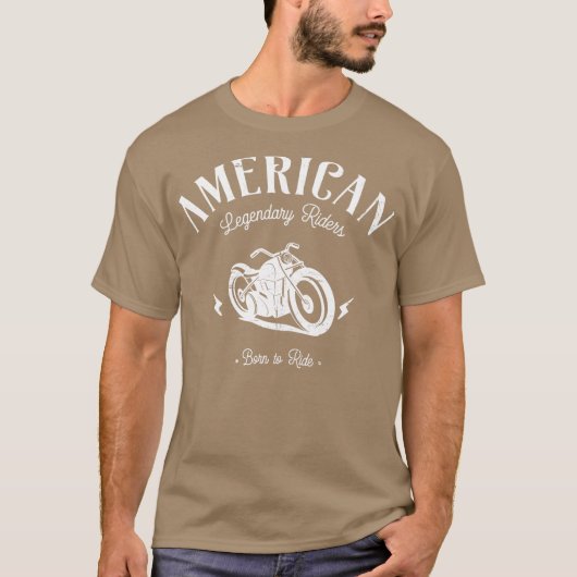 アメリカの伝説的ライダー Tシャツ (正面)