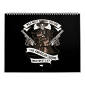 アメリカの伝説的野生のカウボーイ文化を野生で育てる カレンダー (カバー)