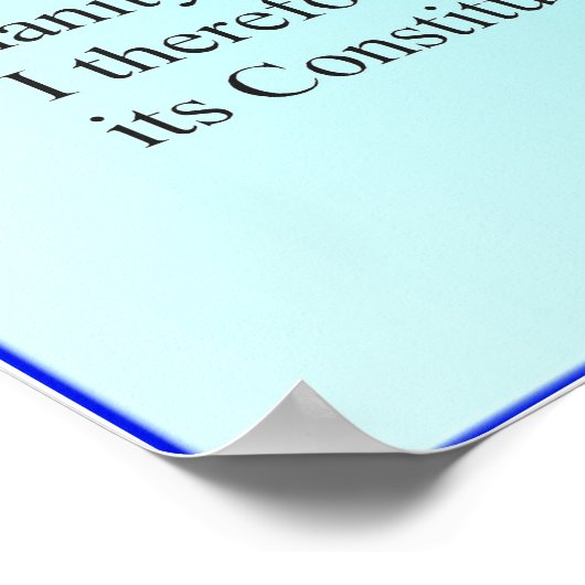 アメリカの信条 ポスター (角)