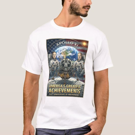 アメリカの偉大な業績"トリビュートTシャツ Tシャツ (正面)