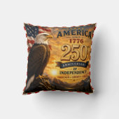 アメリカの優れた歴史と独立250周年 クッション (裏面)