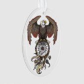 アメリカの先住民インディアンドリームキャッチャー オーナメント (正面)