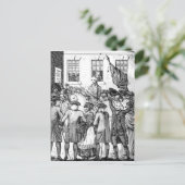 アメリカの入植者が宣言した ポストカード (スタンド正面)