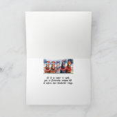 アメリカの全ての動物の馬のユーモアのクリスマスおもしろい シーズンカード (内部)