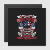 アメリカの兵士に感謝を伝えたいなら、彼らが戦う価値がある (正面/裏面)