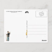 アメリカの内戦の制服 ポストカード (裏面)