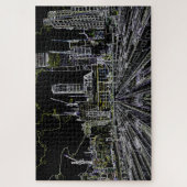 アメリカの列車 ジグソーパズル (縦)