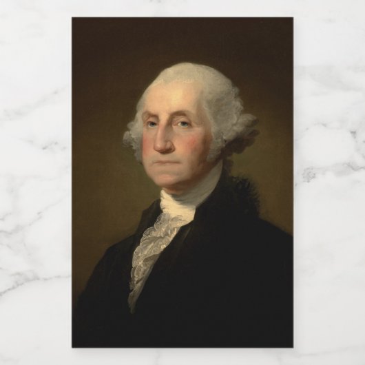 アメリカの初代大統領ジョージ・ワシントン、スチュアート フードラベル (シングルラベル)
